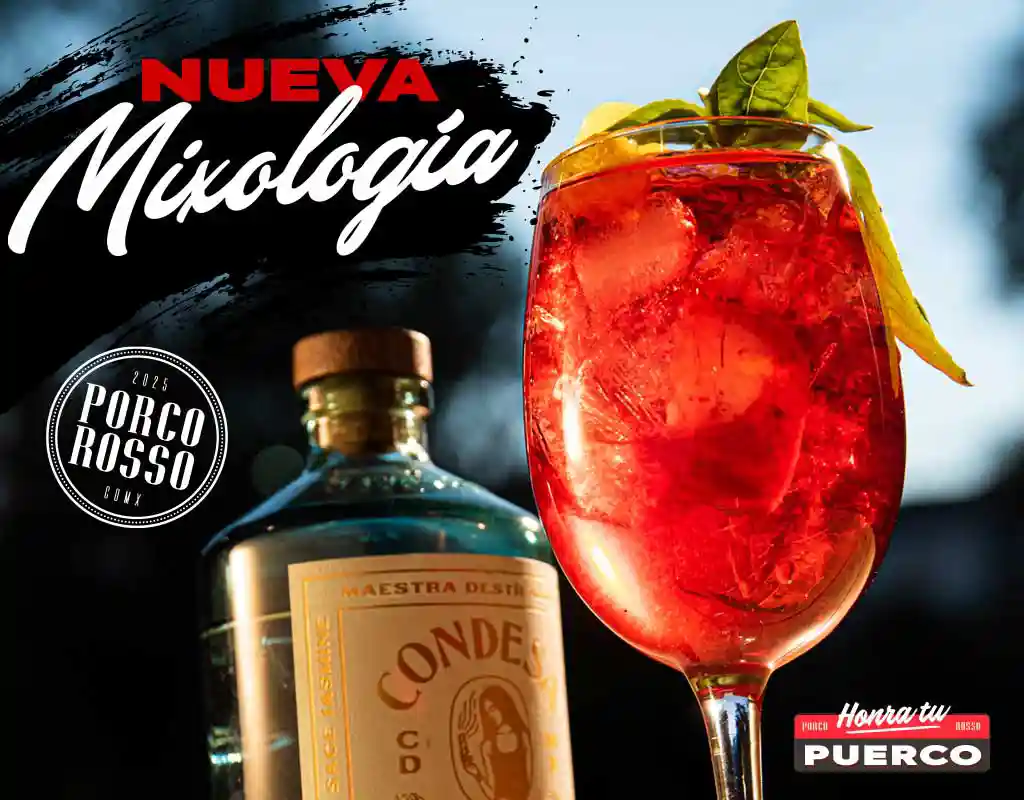 Porco Rosso BBQ. Nueva Mixología.